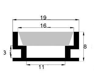 LED Profiel 2 meter - vloer / beloopbaar