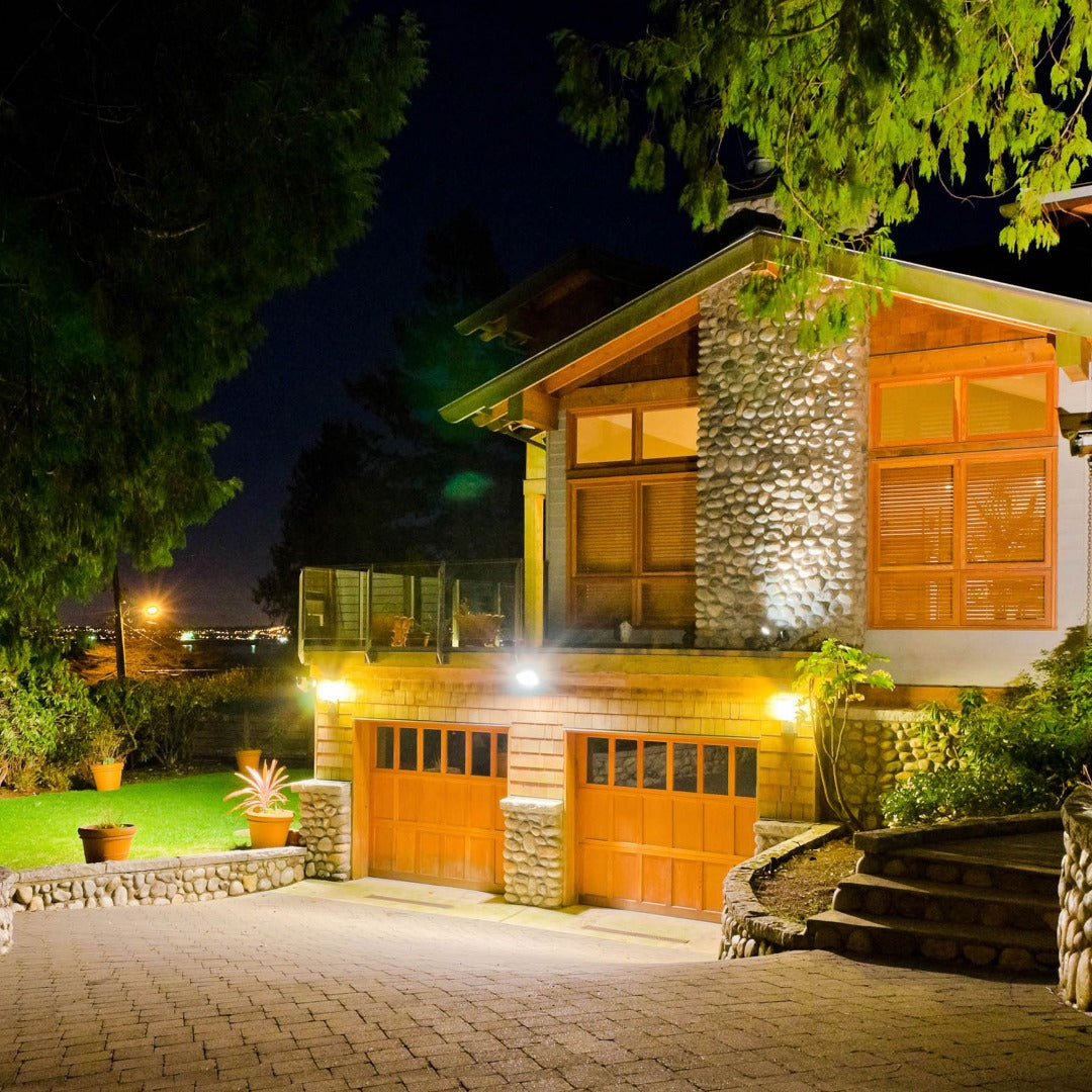 30W LED schijnwerper - 2700 Lumen - Warm Wit - beweging + schemer sensor