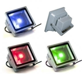 30W LED Schijnwerper RGB IP65 Outdoor - Dimbaar Remote