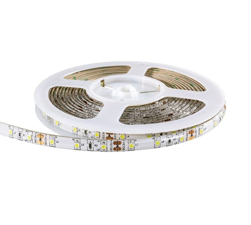 5 meter daglicht led strip waterproof - IP65 - 120Leds/m - 2835 - 12V
