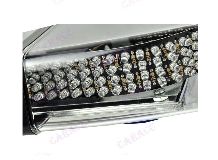 Phare de toit rotatif orange/blanc 240 LED - fixation magnétique