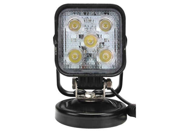 LED SPOT - 5 x 3 watt - front light - Neutraal Wit - OFF-ROAD - Square - Magnetisch