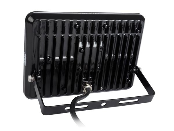 50 Watt LED Schijnwerper - Warm Wit - IP65  - design zwart