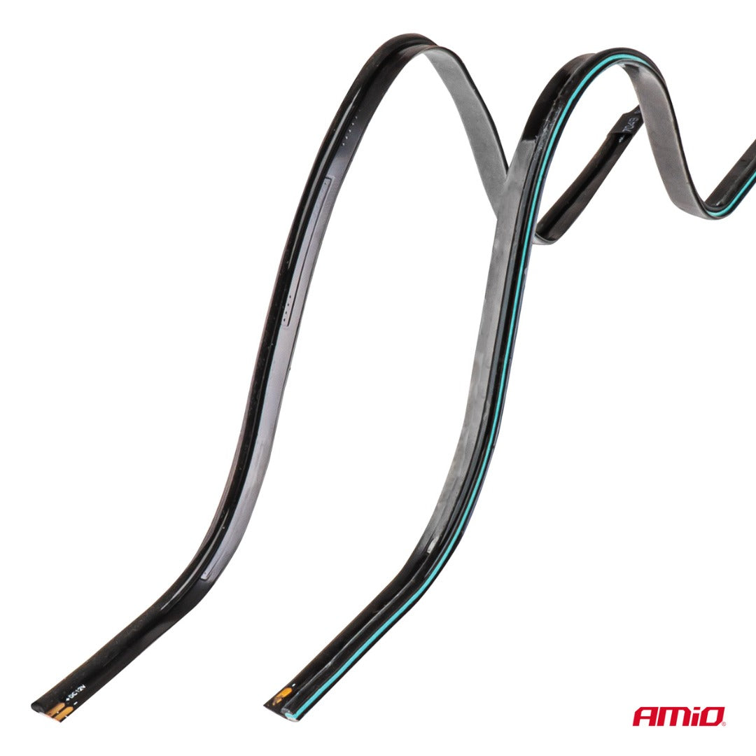 Flexibele LED COB-zijstrips – 12V – Blauw licht – Auto interieurverlichting