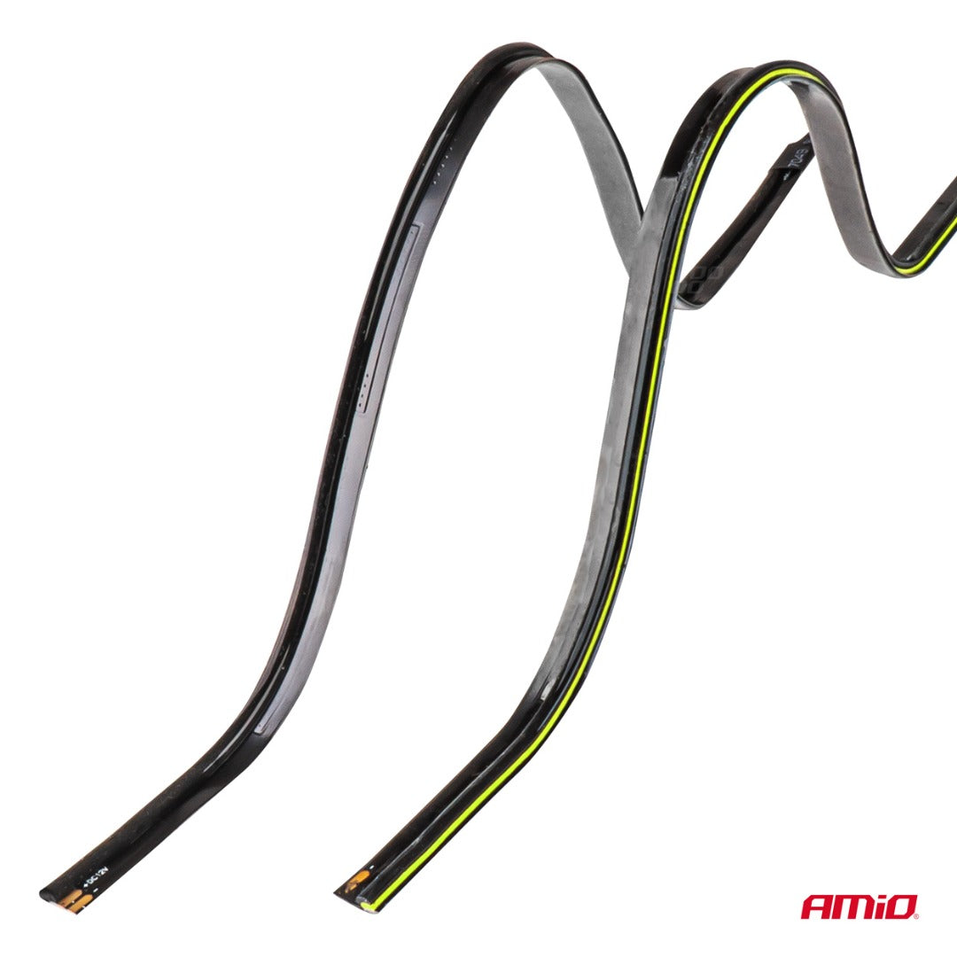 Flexibele LED COB-zijstrips – 12V – Groen licht – Auto interieurverlichting