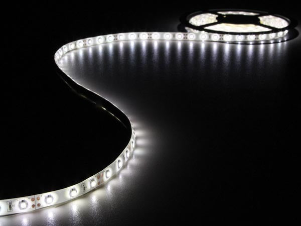 5 meter LED strip - Koud wit - Complete set - Inkortbaar