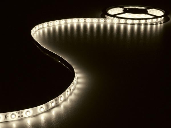5 meter LED strip - Warm wit - Complete set - Inkortbaar