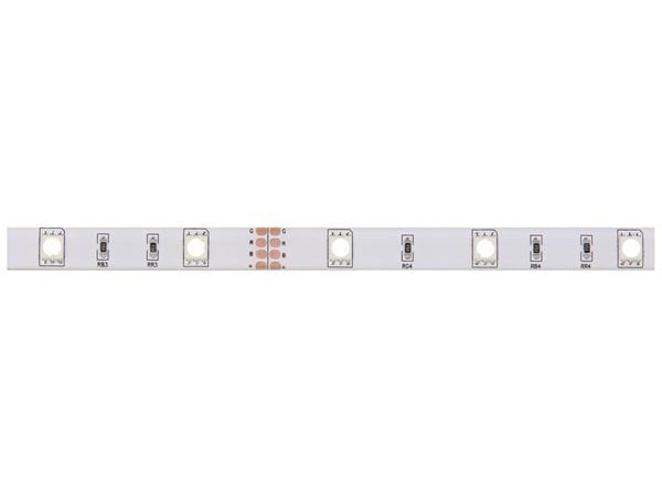 5 meter IP61 LED strip - RGB - Complete set - Inkortbaar