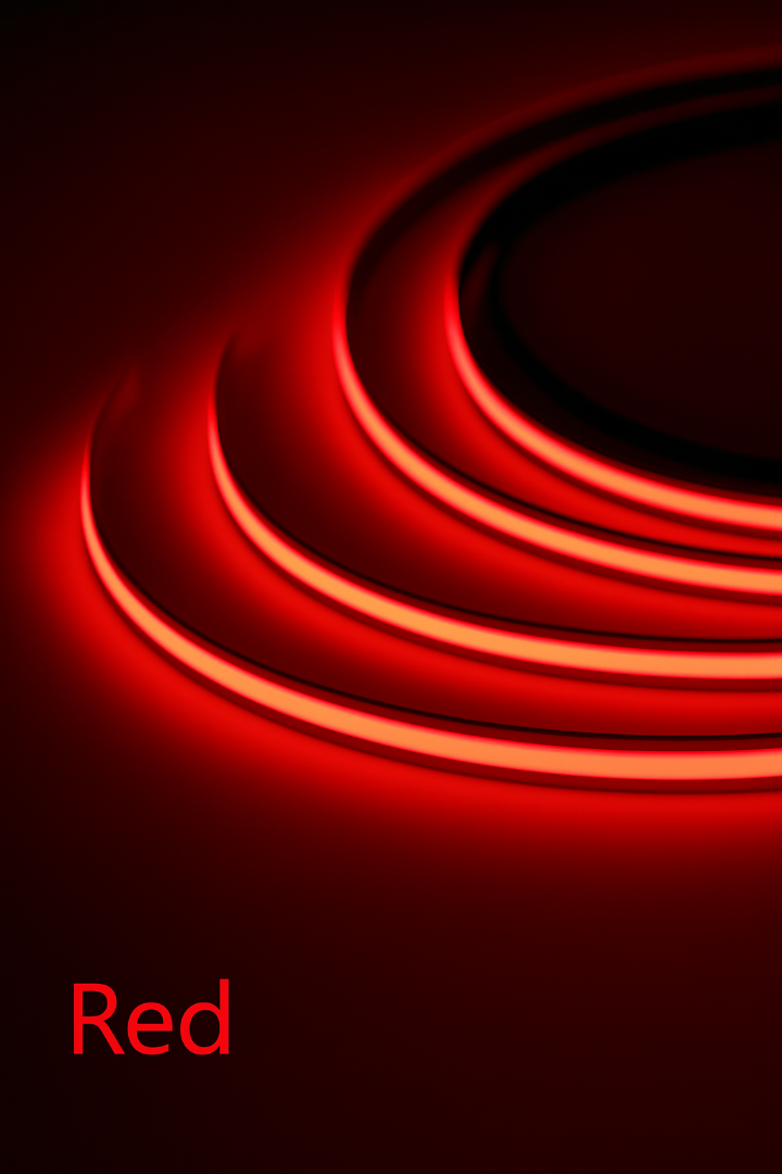 COB LED-strip – 1 meter rood – 320 LEDs/m – 12V