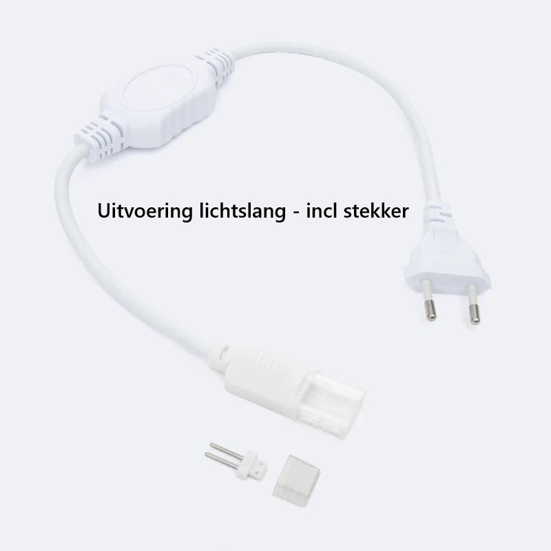 LED strip DIMBAAR - IP65 - Extra Warm Wit - per meter  - 220V
