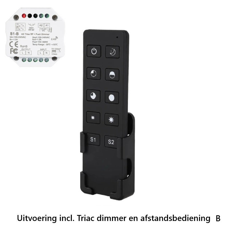 LED strip DIMBAAR - IP65 - Koud Wit - per meter  - 220V