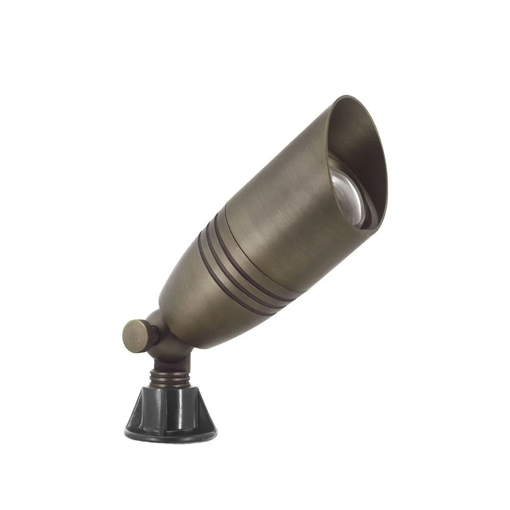 Spot LED encastré au sol - 12 V - Culot MR16 - Avec broche