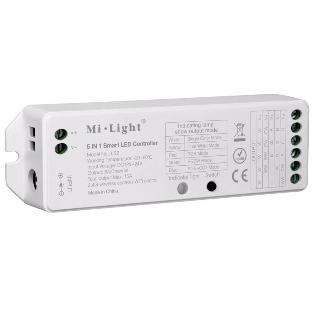8-Zone Smart Receiver 5-in-1 2.4GHz LED Ontvanger - LS2 Mi-light 2.0 ...