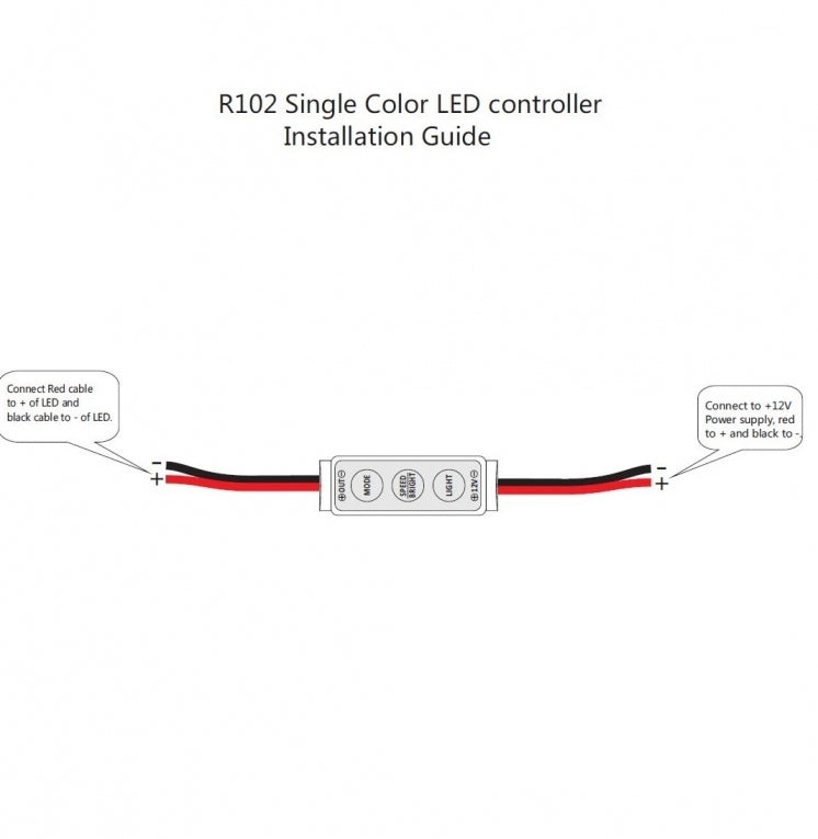 Mini LED Mono-Kleur controller