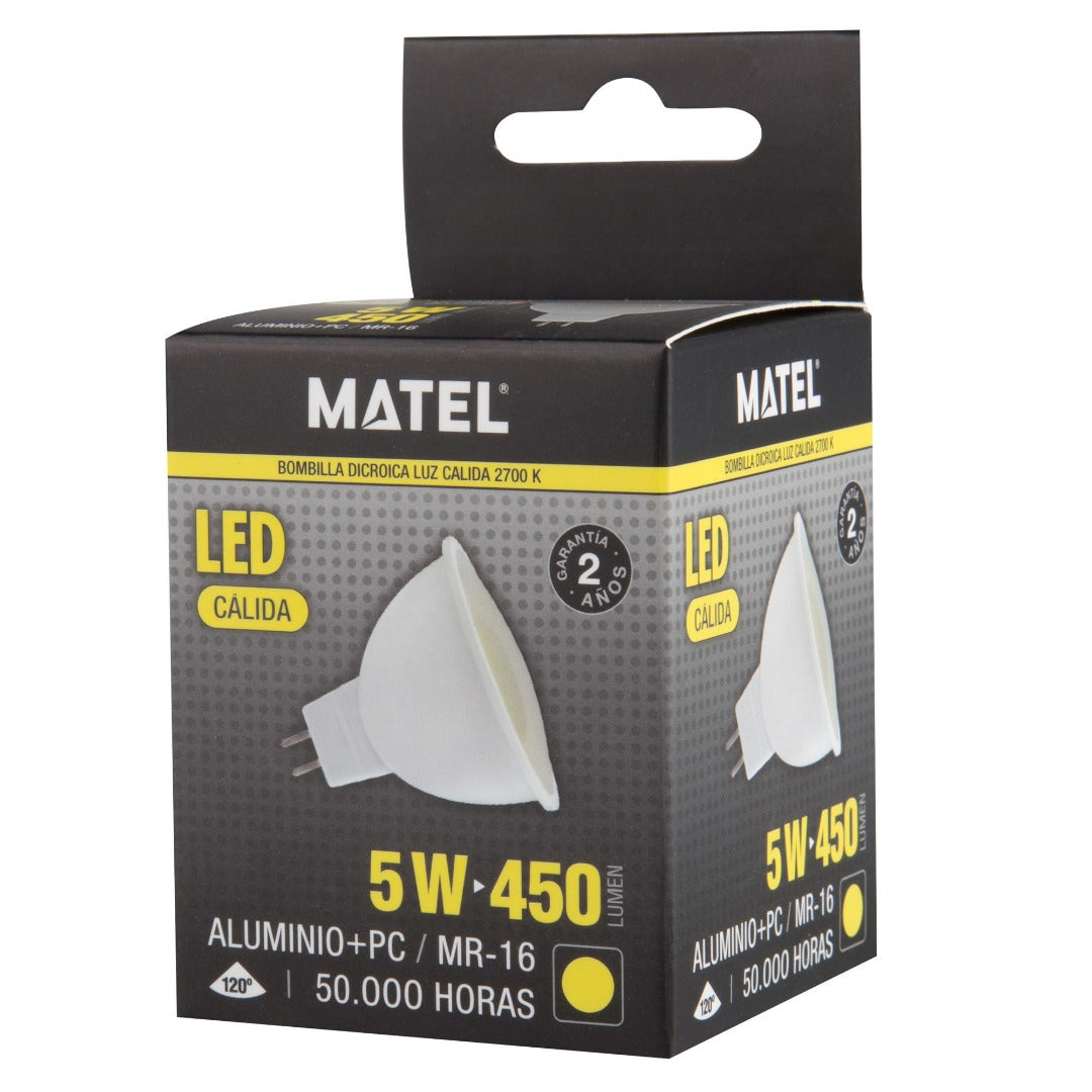 MR16 - Warm Wit - 450 Lumen - 5 Watt