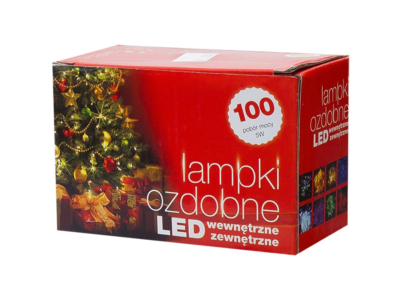 Kerstverlichting Geel 8,5 Meter 100 LEDs - 8 Standen
