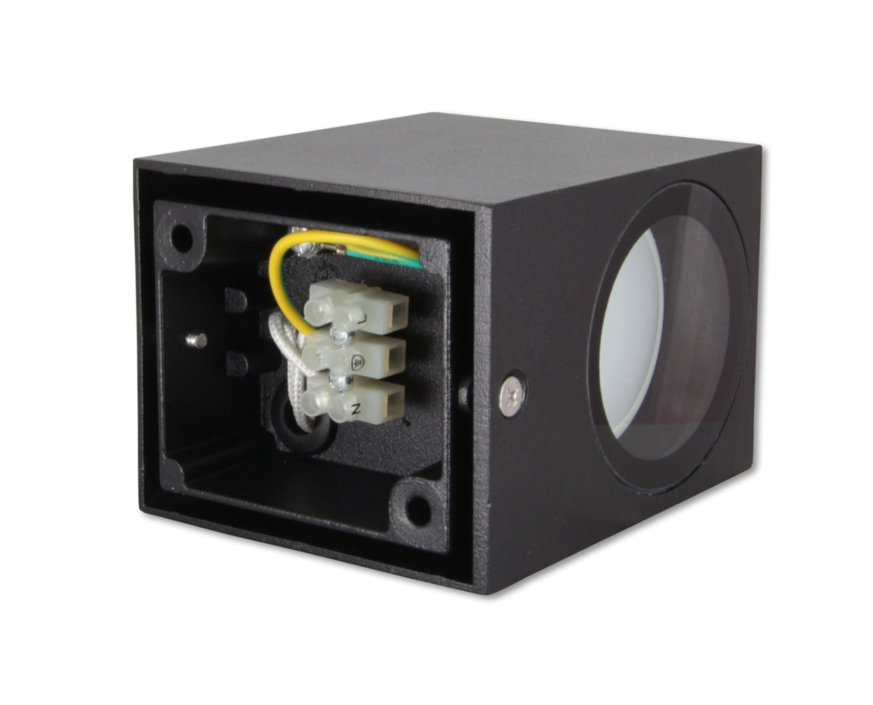 Tuin Lamp Boston Zwart Vierkant - GU10 - Short