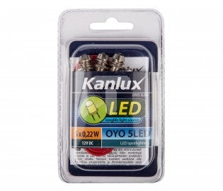 Mini spots LED - lot de 5 - blanc froid 7000K