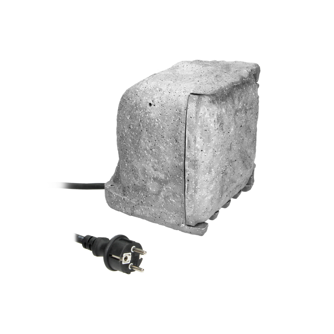 Tuin contactdoos - 230V - 4 voudig - Decoratief steen