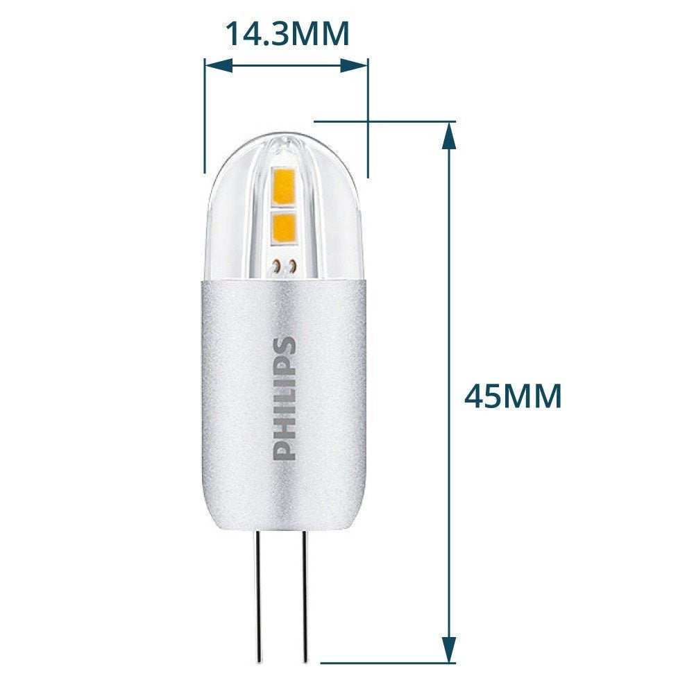 Philips G4 CorePro - 2.1W - Extra warm wit - Dimbaar - 210 Lumen