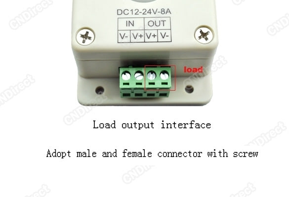 Détecteur de mouvement 12 volts, interrupteur PIR, LED