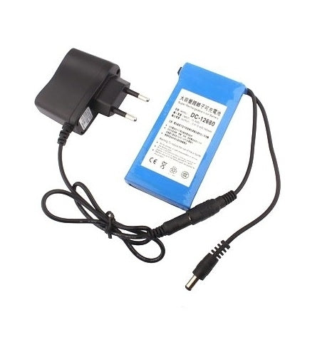 LED strip powerbank 12v 6,8A accu + lader - Blauw