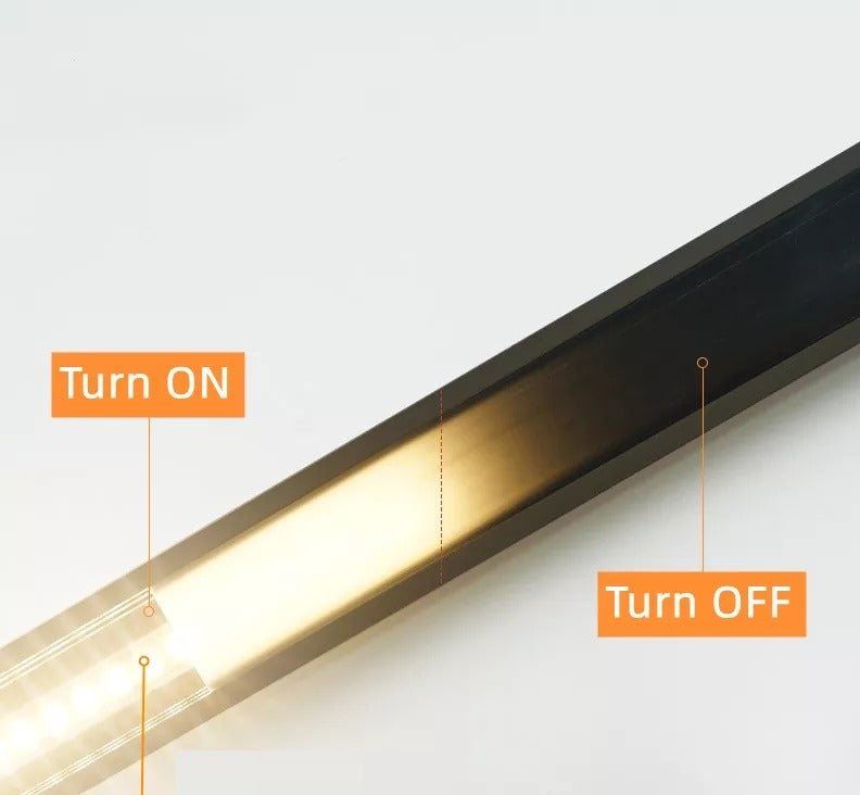 LED profiel ZWART - 8mm - 1 meter - zwarte diffuser