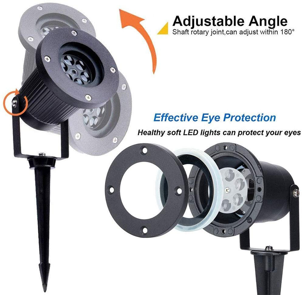 Led lichteffect projector - Kerstmis - outdoor IP44