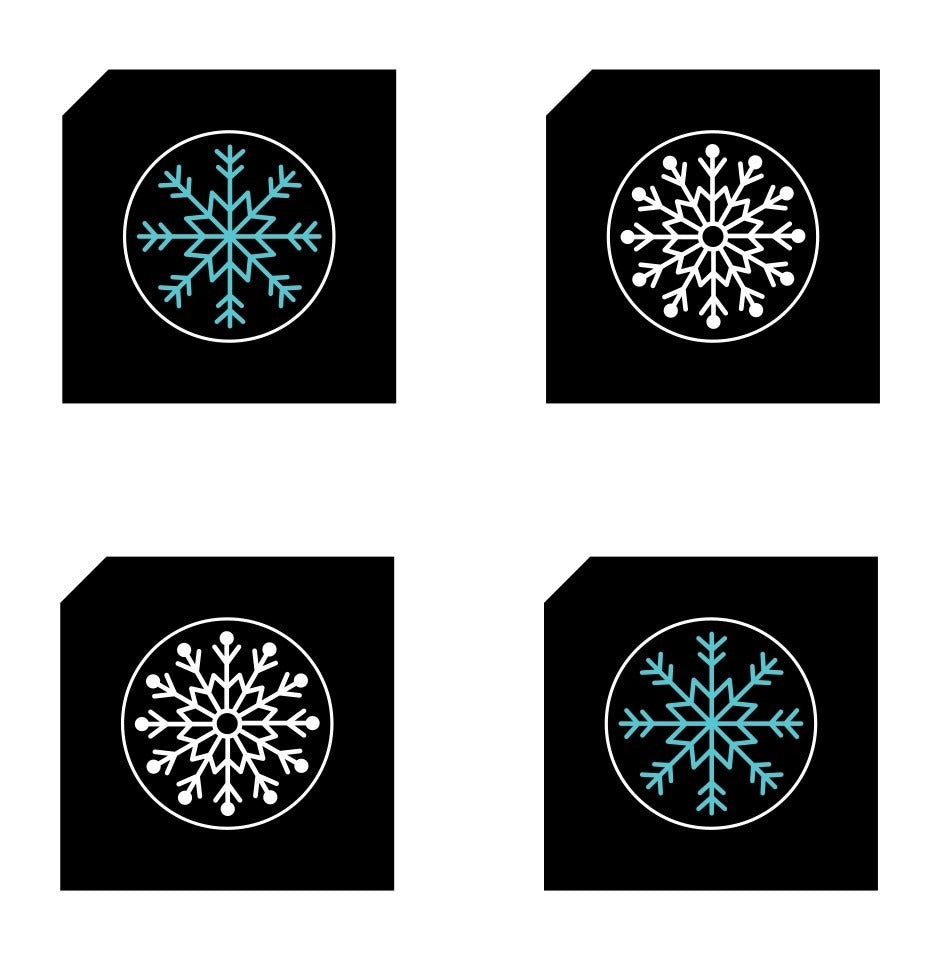 Led lichteffect projector - sneeuwvlokken - Wisselbare dia's