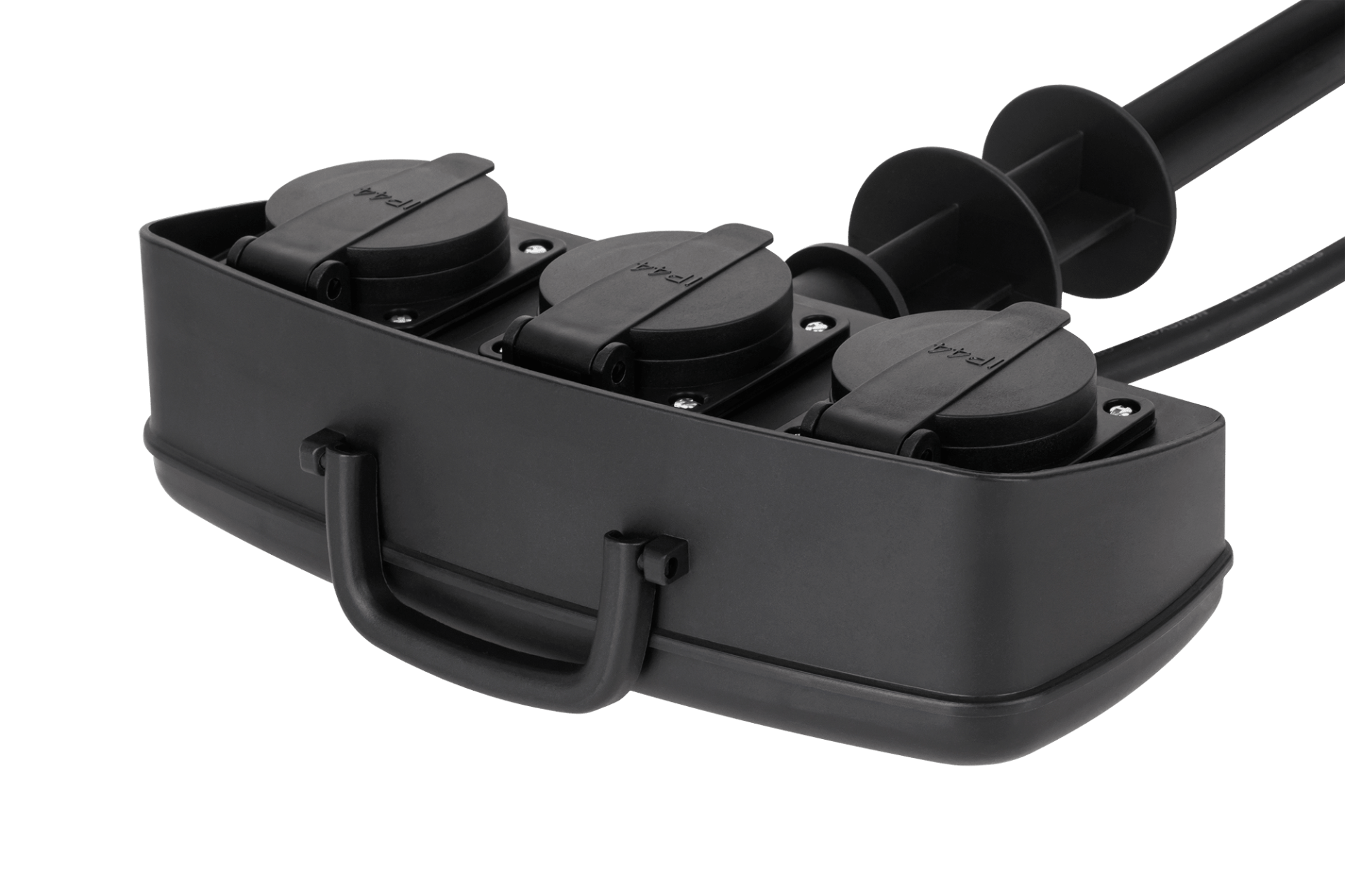 Tuin contactdoos - 230V - 3 voudig - Penaarde