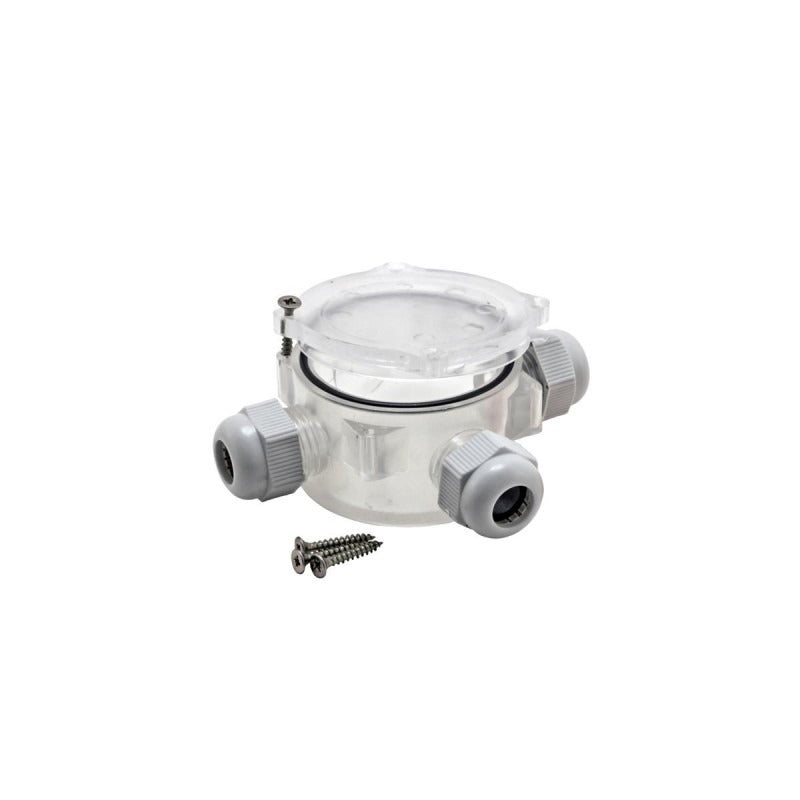 Waterdichte kabeldoos - 3 voudig - IP68 - Transparant