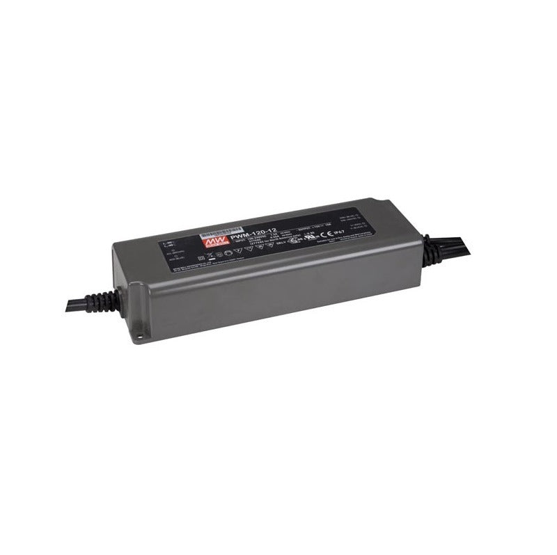 LED waterproof voeding - 12V - 10A - IP67 - Mean-Well