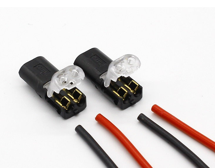 Quick kabel connector - twee aderig - set 2 stuks