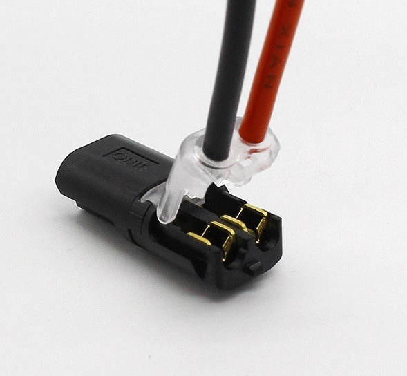 Quick kabel connector - twee aderig - set 2 stuks