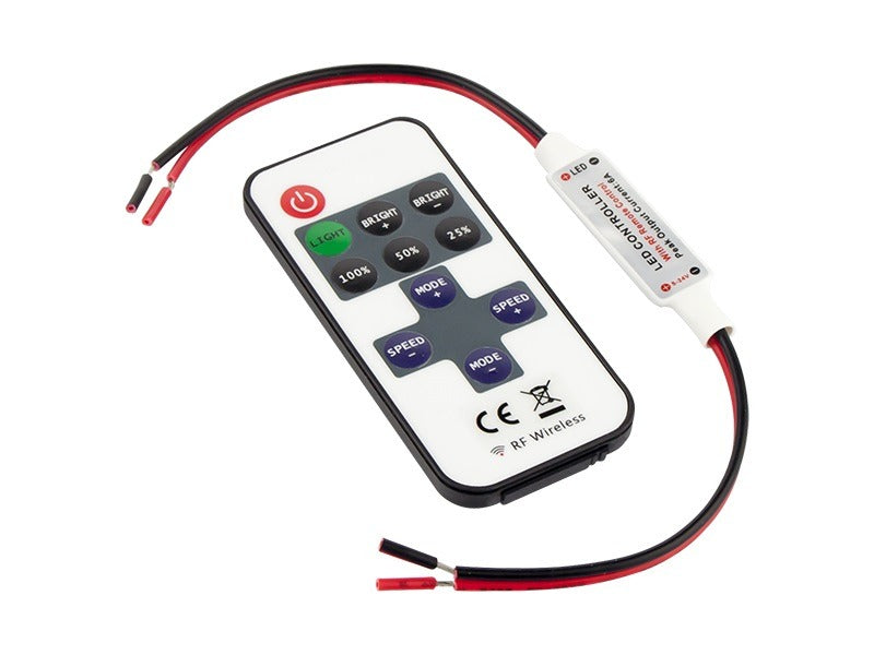 Mini Led Controller 9 Key Mini LED Controller RF mono color – ABC-Led