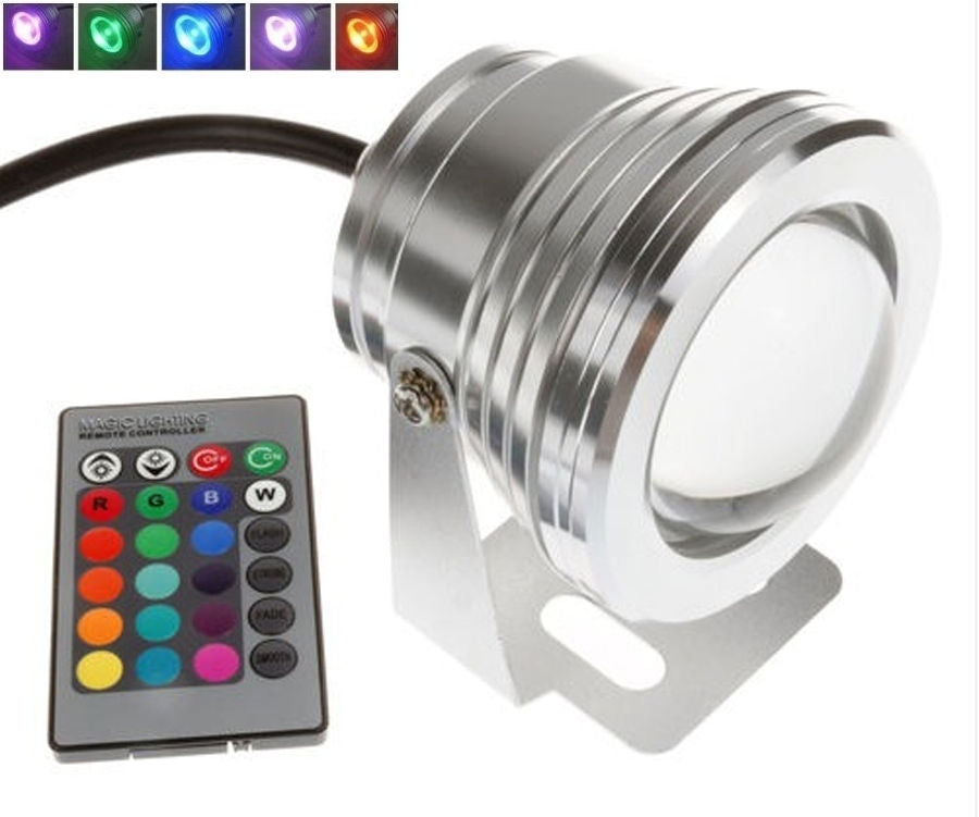 10W LED SPOT light RGB Focus Lens outdoor 12 volt - dimbaar – ABC-Led