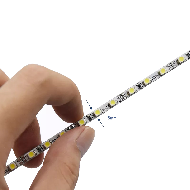 Warm wit rigide strip - 100cm - 2835 - 12 volt - 5mm