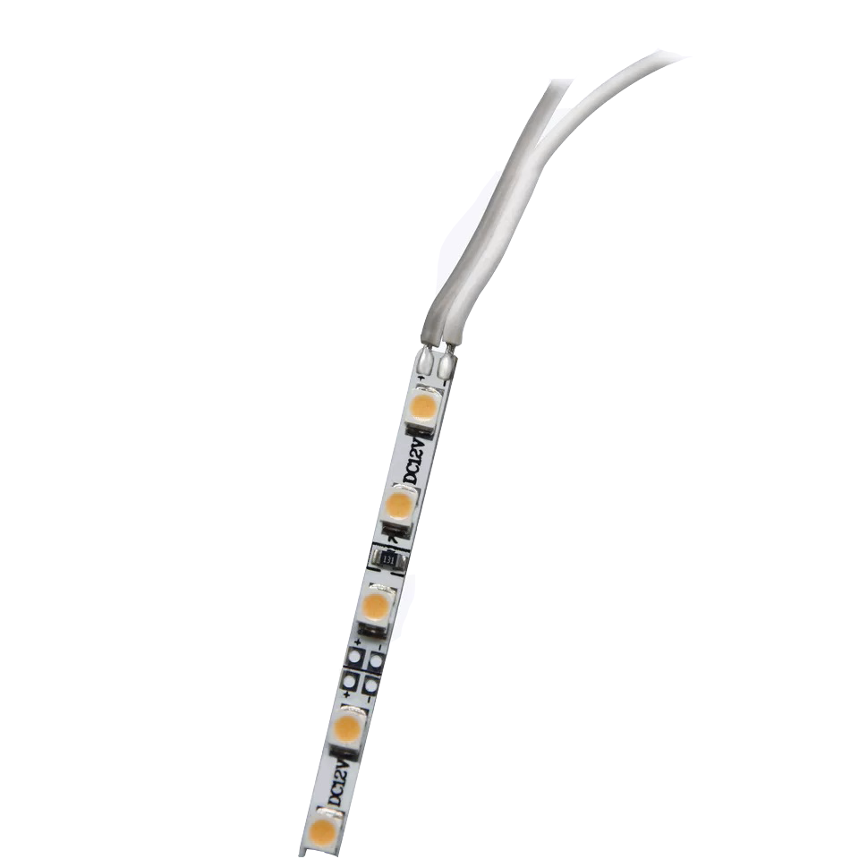 Warm wit rigide strip - 100cm - 2835 - 12 volt - 5mm