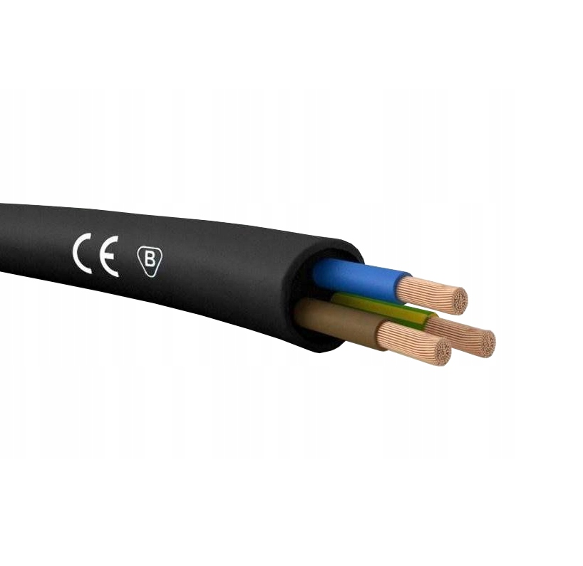 Stroomkabel - 3 x 1.00mm2 - Per meter - H03VV-F