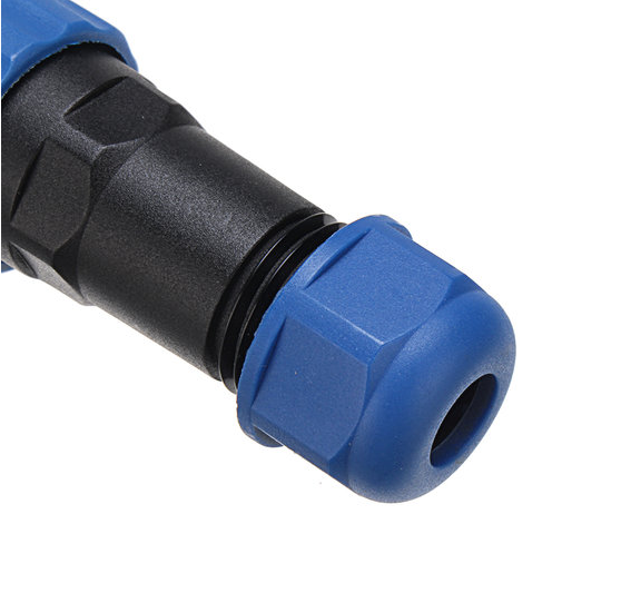 Male + socket - Waterproof cable connector - 2-wire - IP68