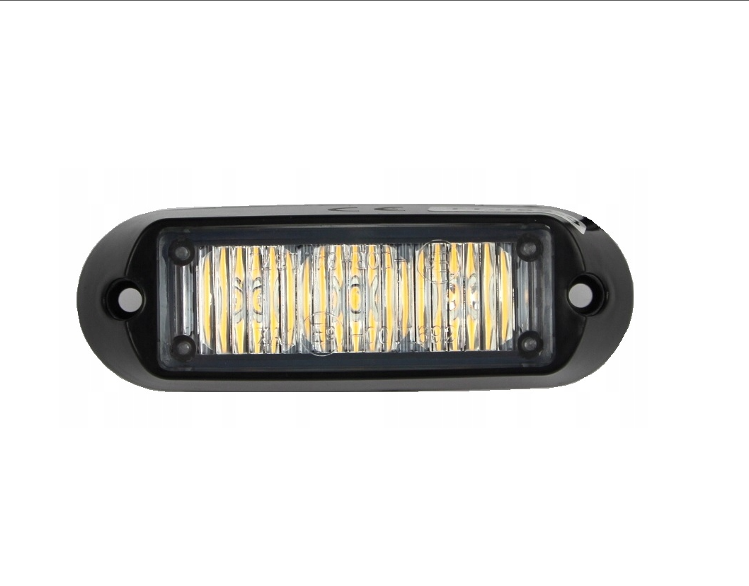 Bumper flitser wit - 3 LED - 9W - R10/R65