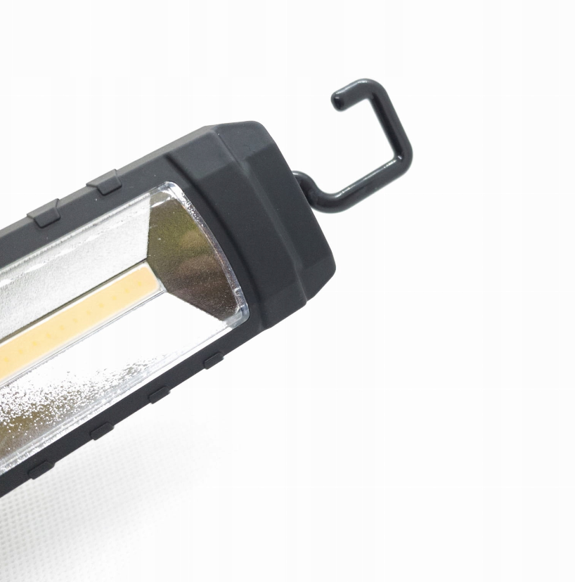 Magnetische LED zaklamp - Wit + rood - Op batterijen