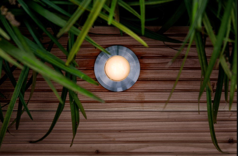 4x LED terras spot - 12V - 5 Watt - 42mm - Complete set