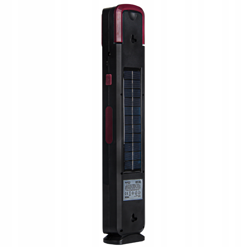 LED werkplaats lamp - 12,8W - Oplaadbaar + Solar - Koud wit