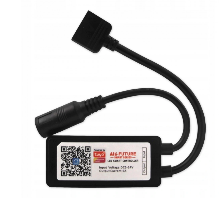 TUYA Smart RGBW controller - WIFI - 5 pins - 5 tot 24V