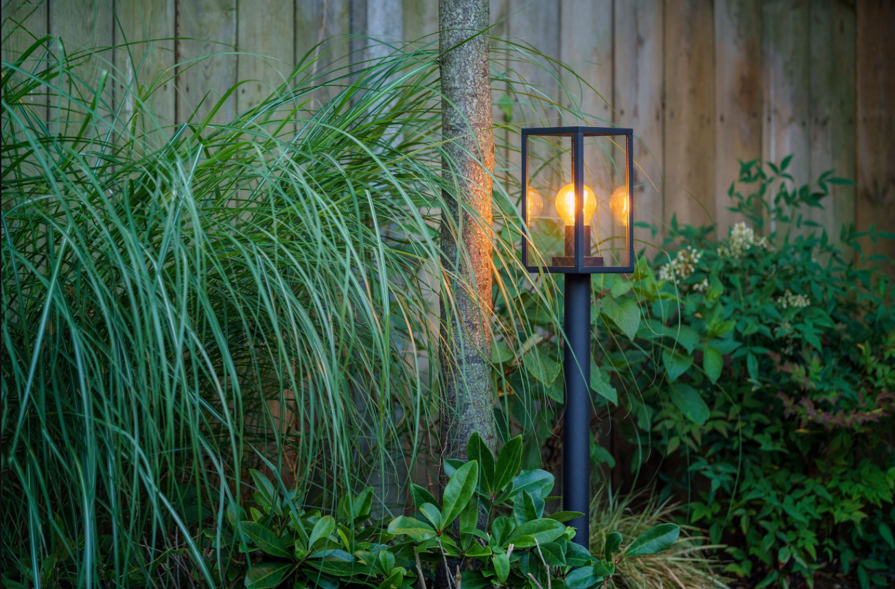 Lot de 3 lampes de jardin LED sur pied - 3,5 W - 12 V - 68 cm - Ensemble complet