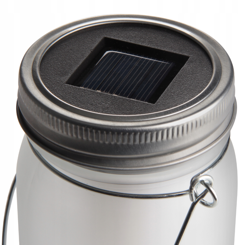 Solar LED lantaarn - Decoratie pot - Flame effect - Met schemersensor