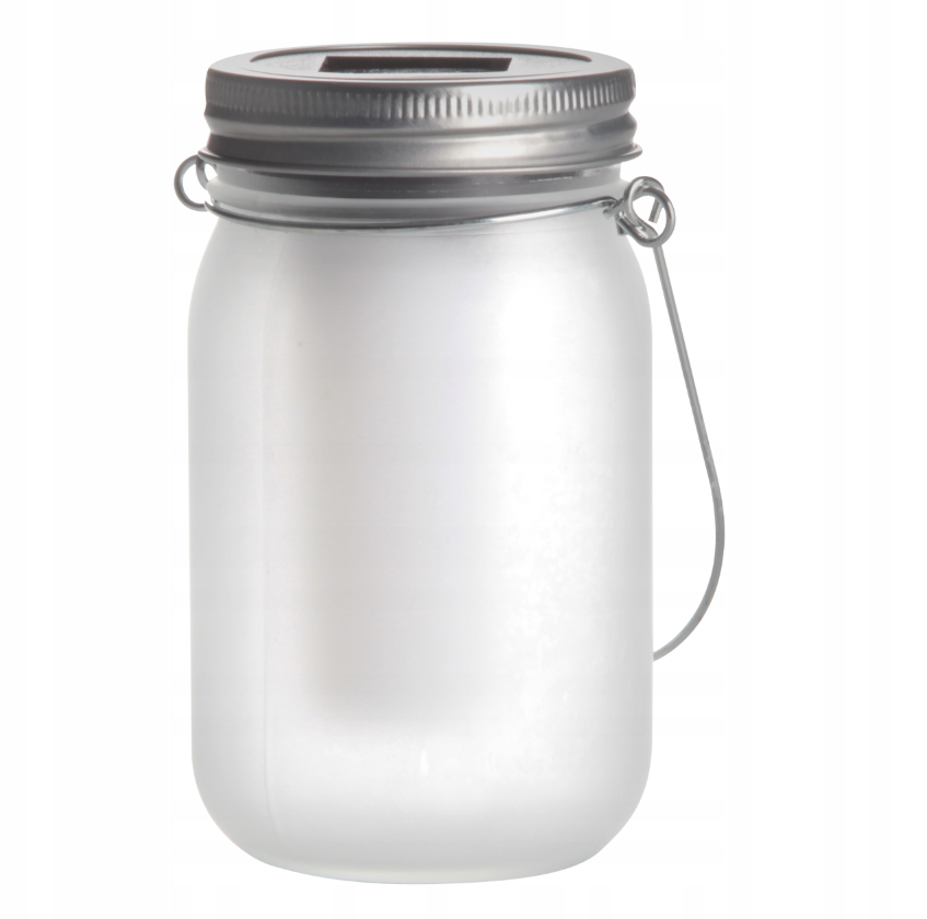 Solar LED lantaarn - Decoratie pot - Flame effect - Met schemersensor