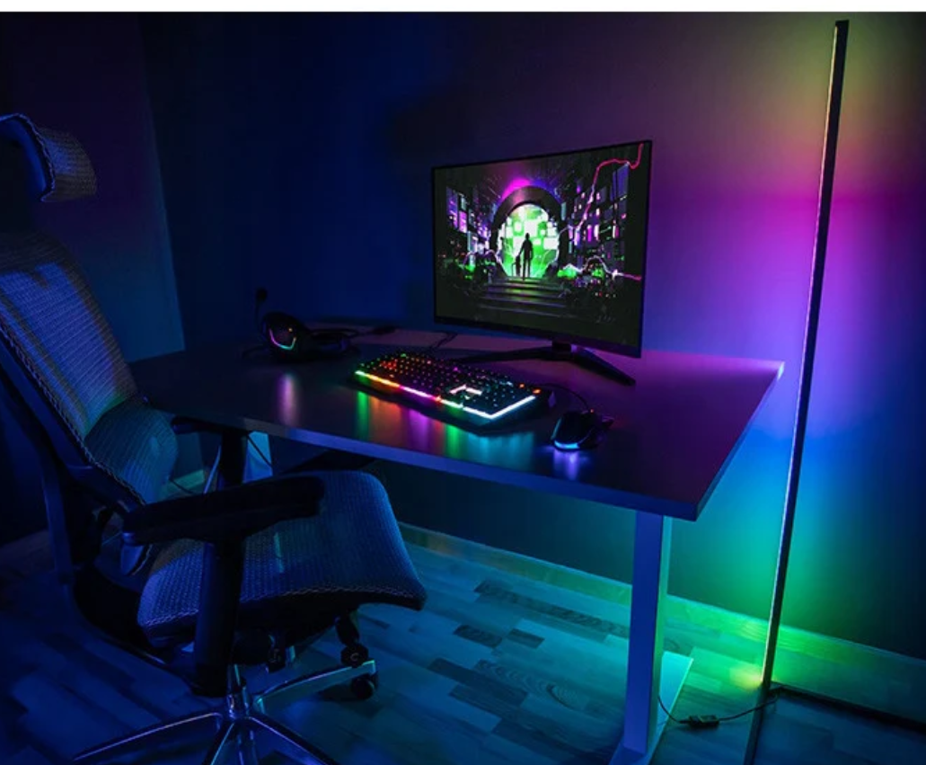 Smart RGB hoeklamp - 140cm - TUYA - Wit