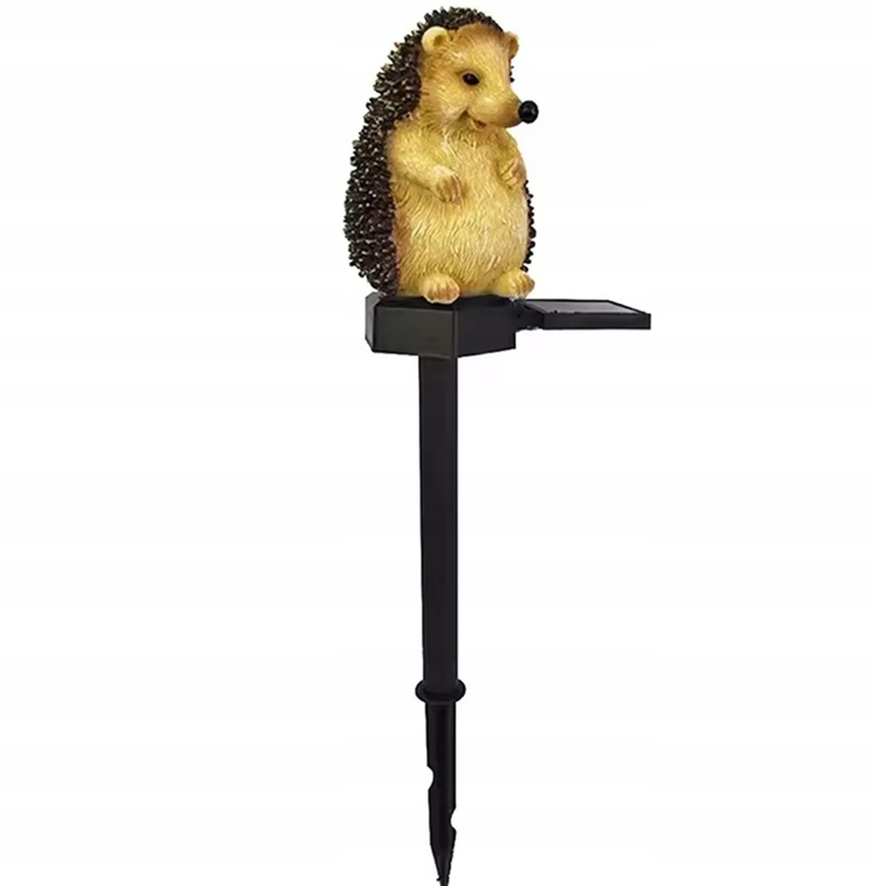 Solar LED mini egel - Neutraal wit - Met schemersensor en prikpen